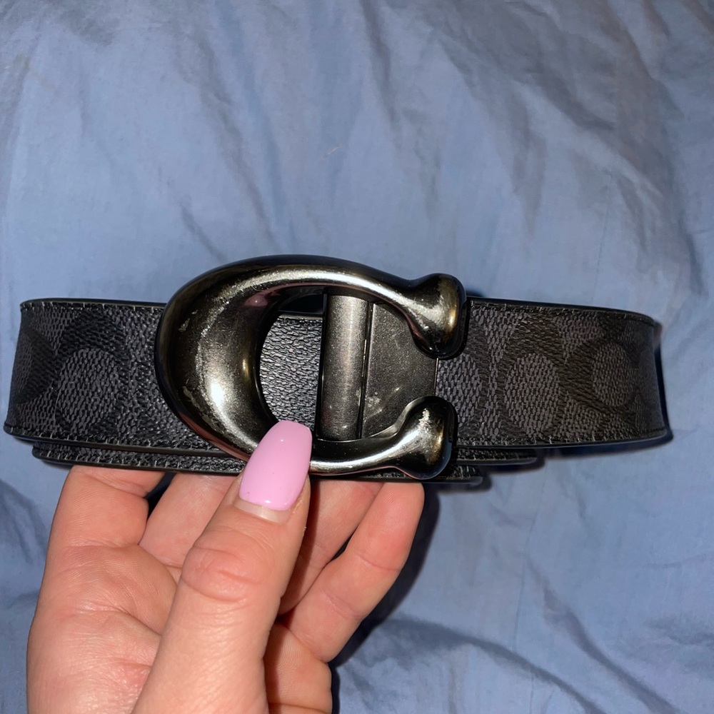 Black Coach belt